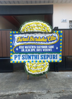Papan Bunga Duka di Cerukcuk