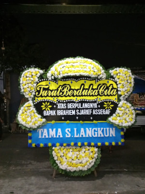 Papan Bunga Duka di Cerukcuk